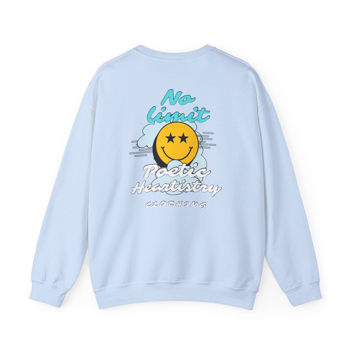 Smiley Face Sweatshirt - No Limit - Faith Based Apparel