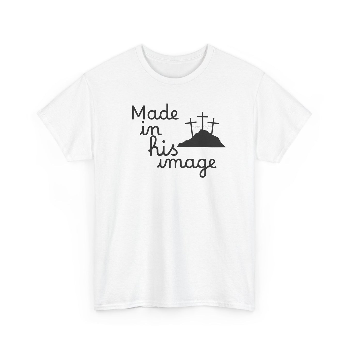 Made in His Image' Faith-Inspired Tee w mountains