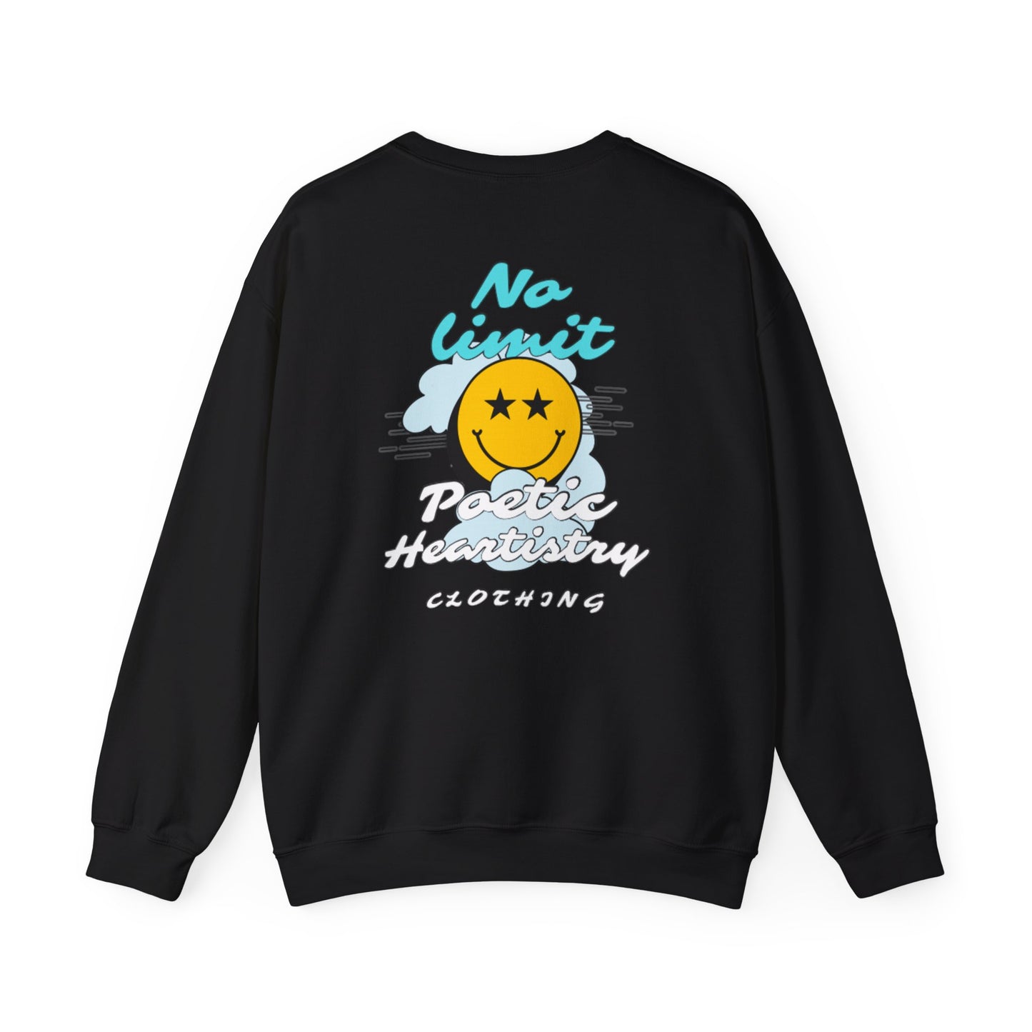 Smiley Face Sweatshirt - No Limit - Faith Based Apparel