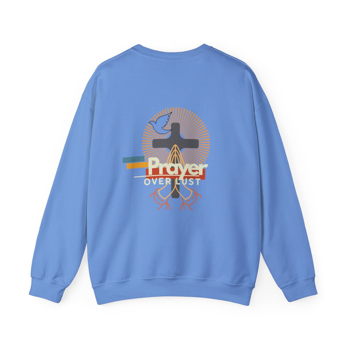 (#Prayer #Over #Lust)Unisex Heavy Blend Sweater - Artistic Motivation Sweatshirt