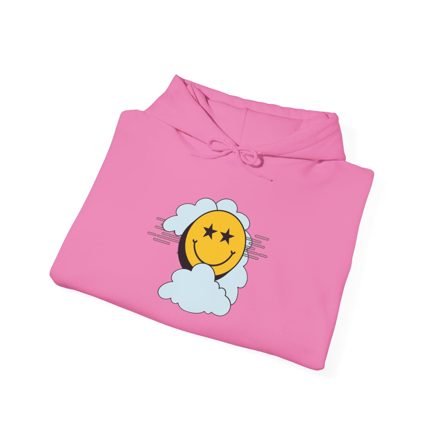 Smiley Face ‘No Limit’ Hoodie – Bold Back Print Unisex Sweatshirt