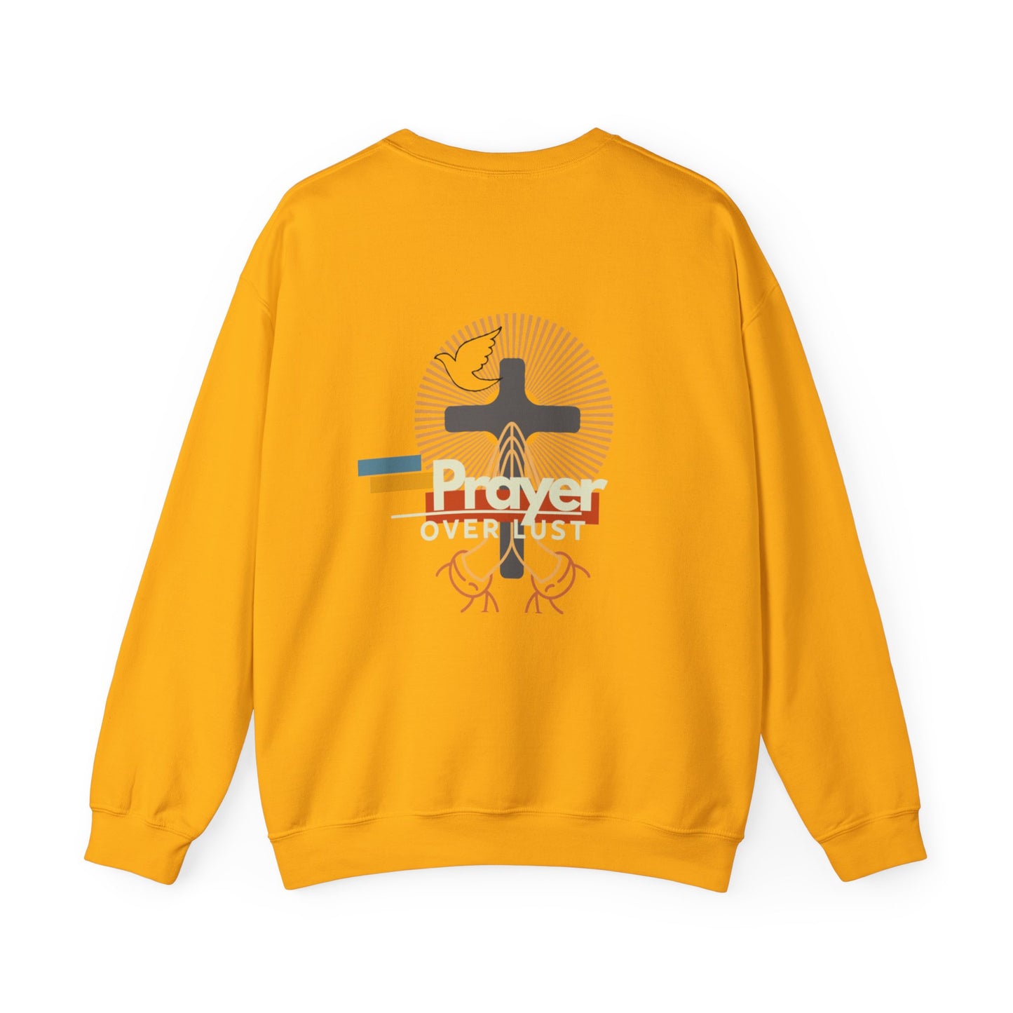 (#Prayer #Over #Lust)Unisex Heavy Blend Sweater - Artistic Motivation Sweatshirt