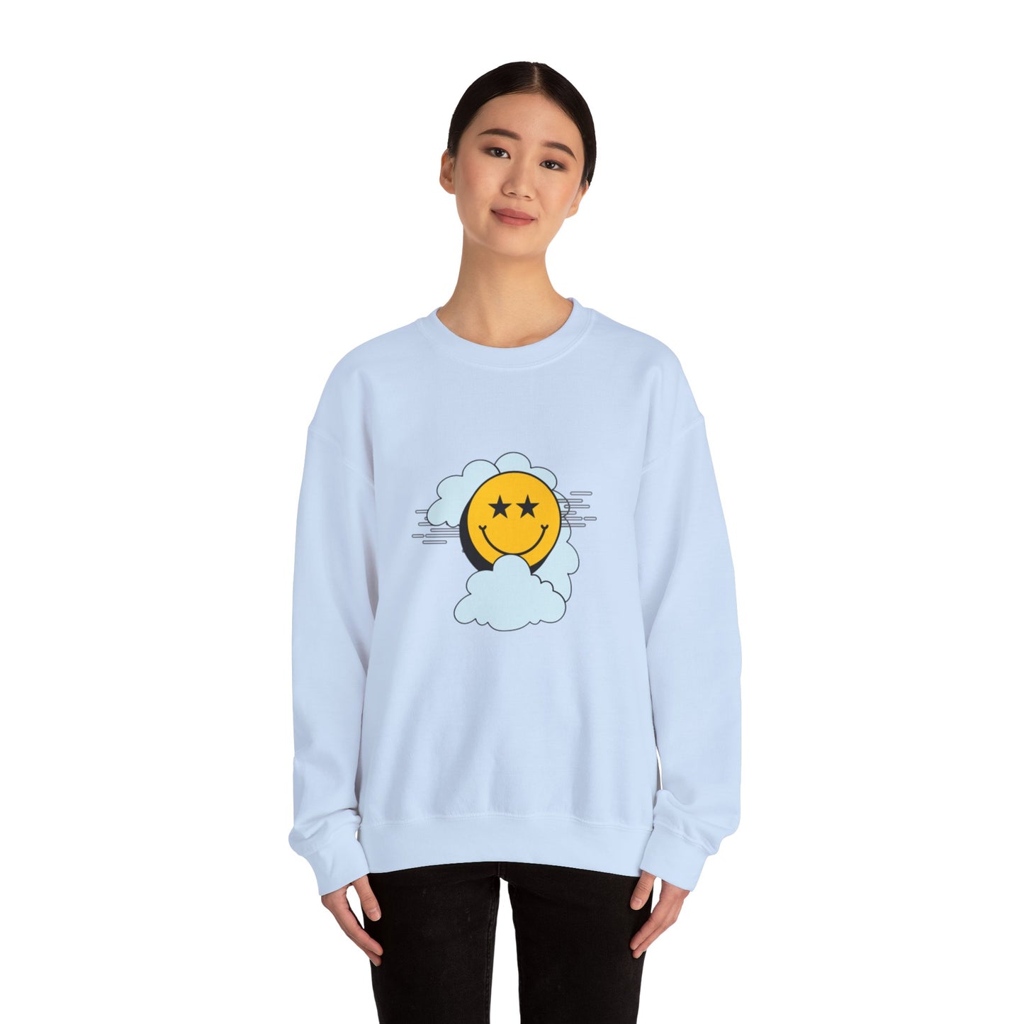 Smiley Face Sweatshirt - No Limit - Faith Based Apparel