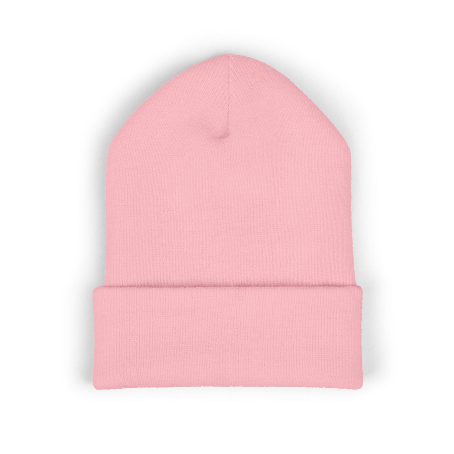 Freedom Crosses Cuffed Beanie - Embroidered White Beanie for Winter Wear