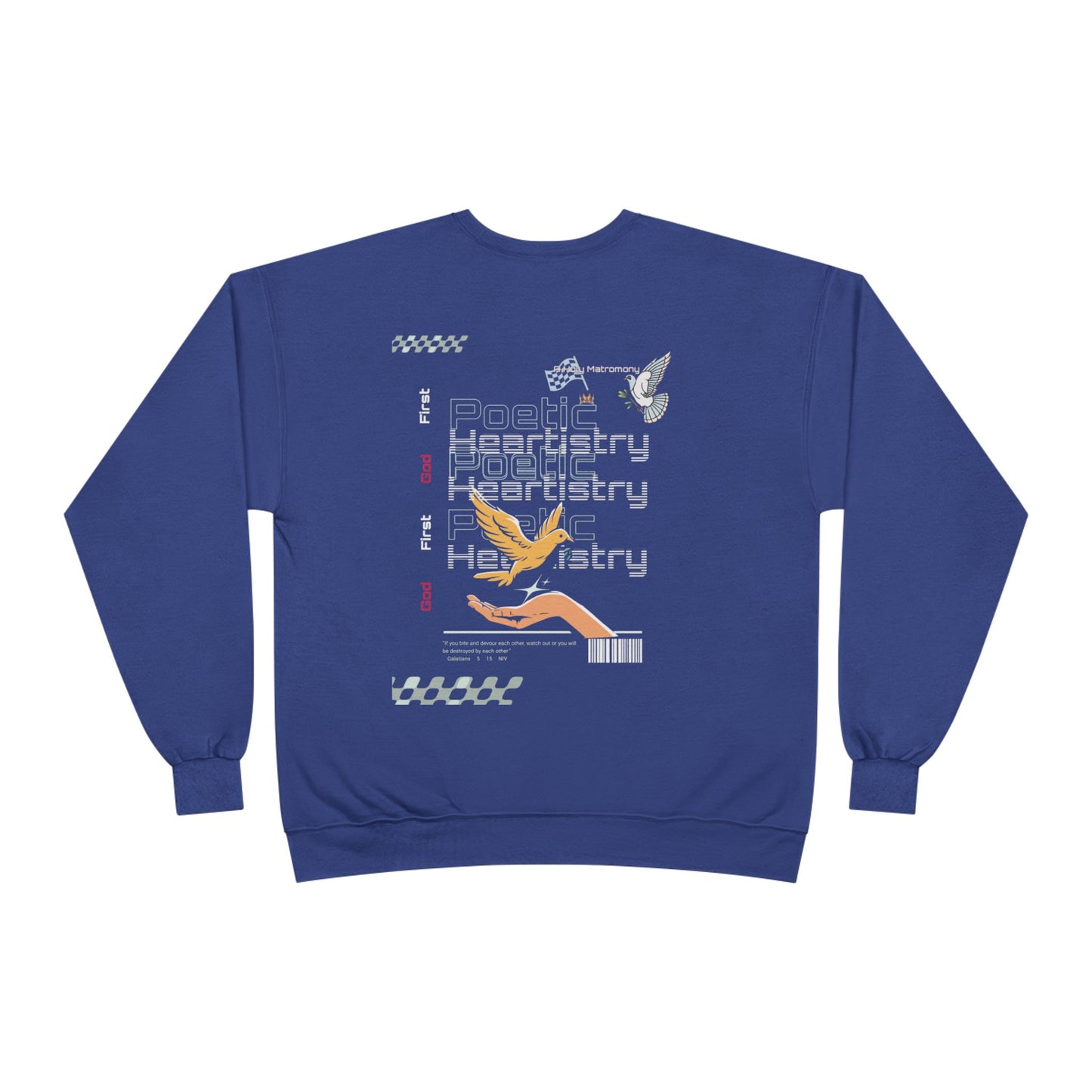 “Holy Matrimony” Unisex EcoSmart® Crewneck Sweatshirt