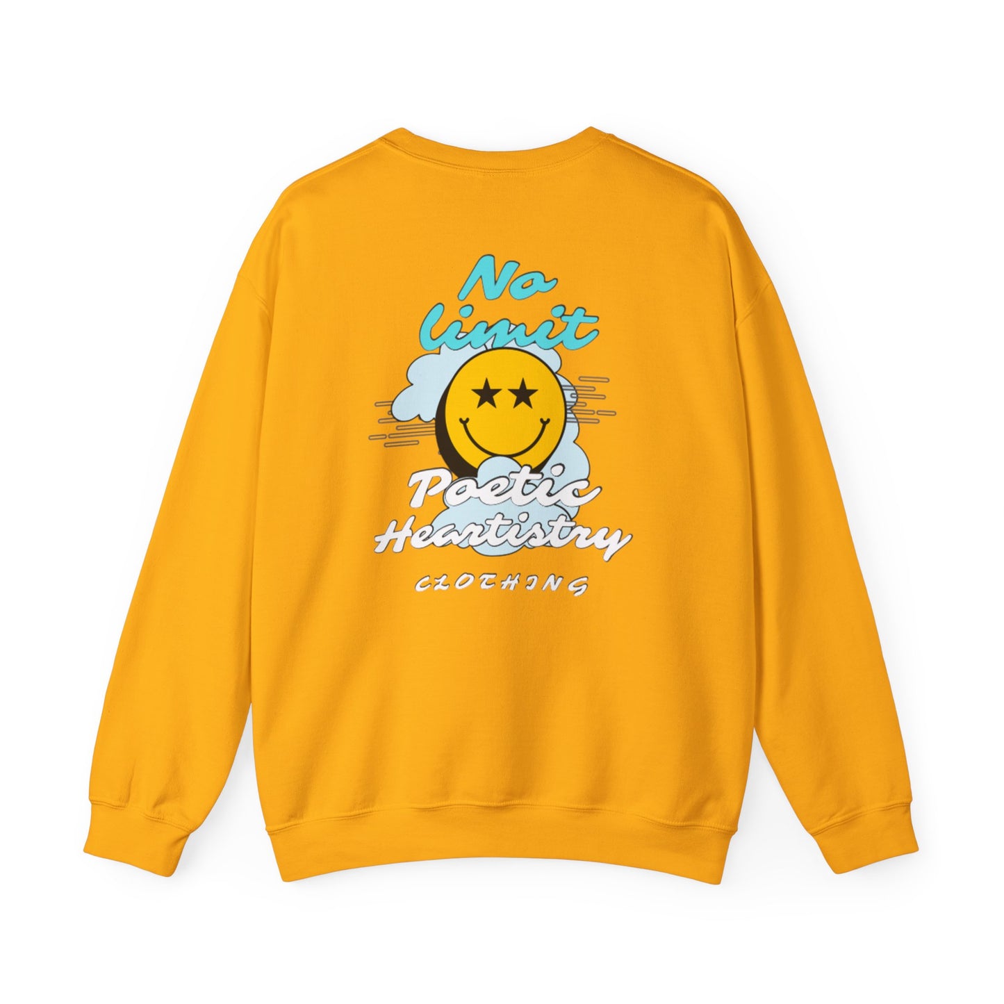 Smiley Face Sweatshirt - No Limit - Faith Based Apparel