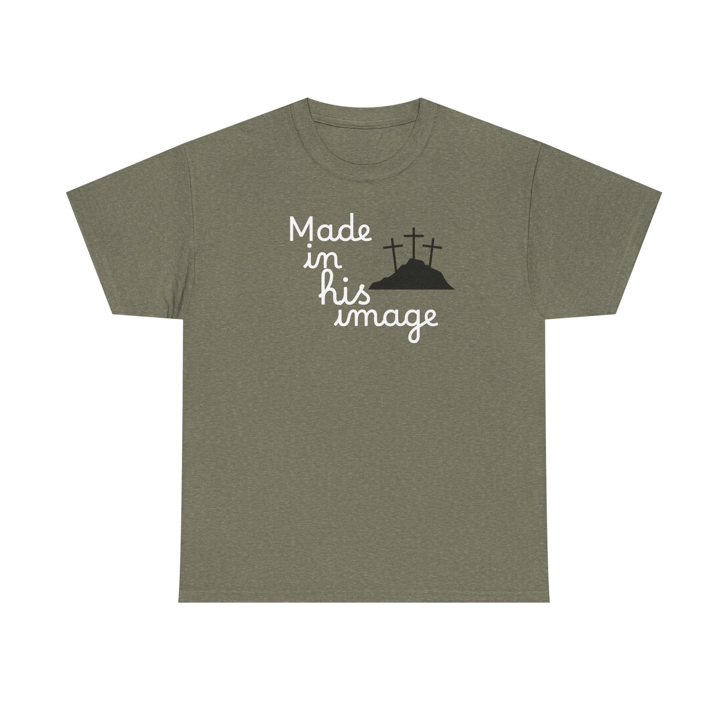 Made in His Image' Faith-Inspired Tee w mountains