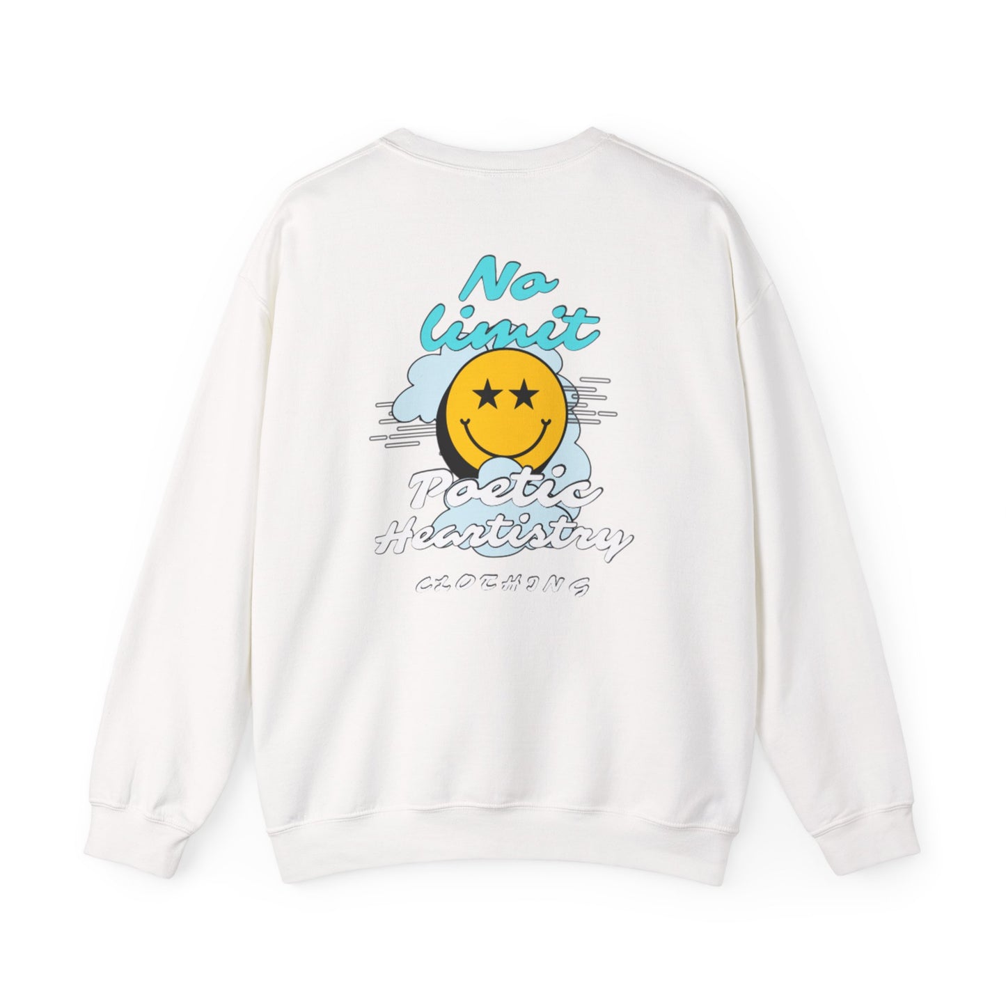 Smiley Face Sweatshirt - No Limit - Faith Based Apparel