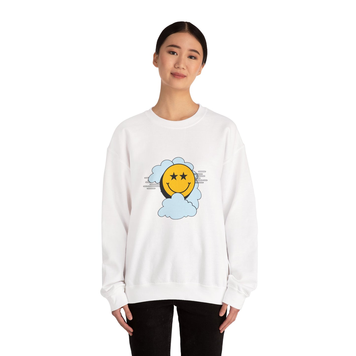 Smiley Face Sweatshirt - No Limit - Faith Based Apparel