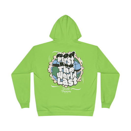 God First and the World Last” Hoodie – Faith-Based Streetwear by Poetic Heartistry