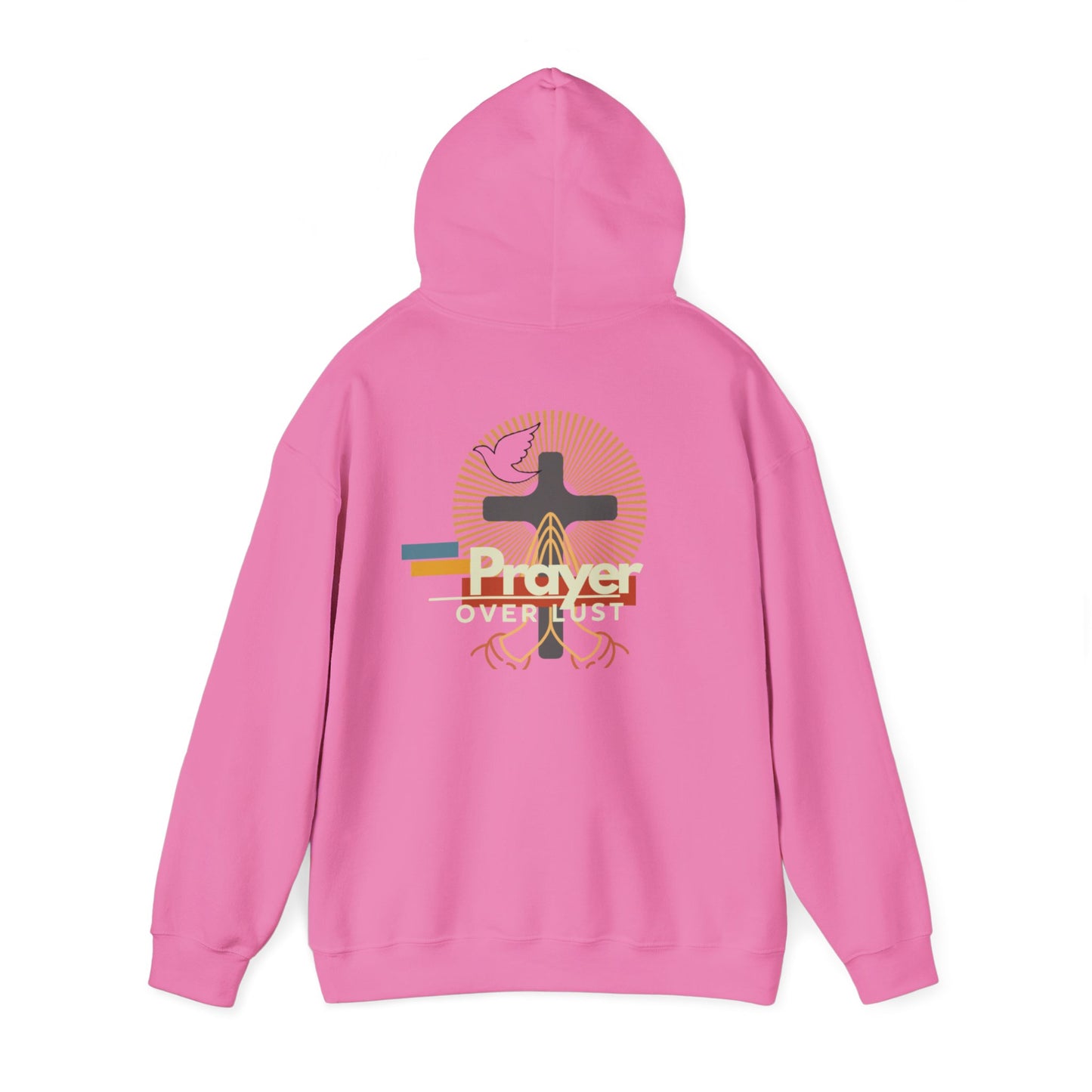 (#Prayer #Over #Lust)Unisex Heavy Blend Hoodie - Artistic Motivation Sweatshirt