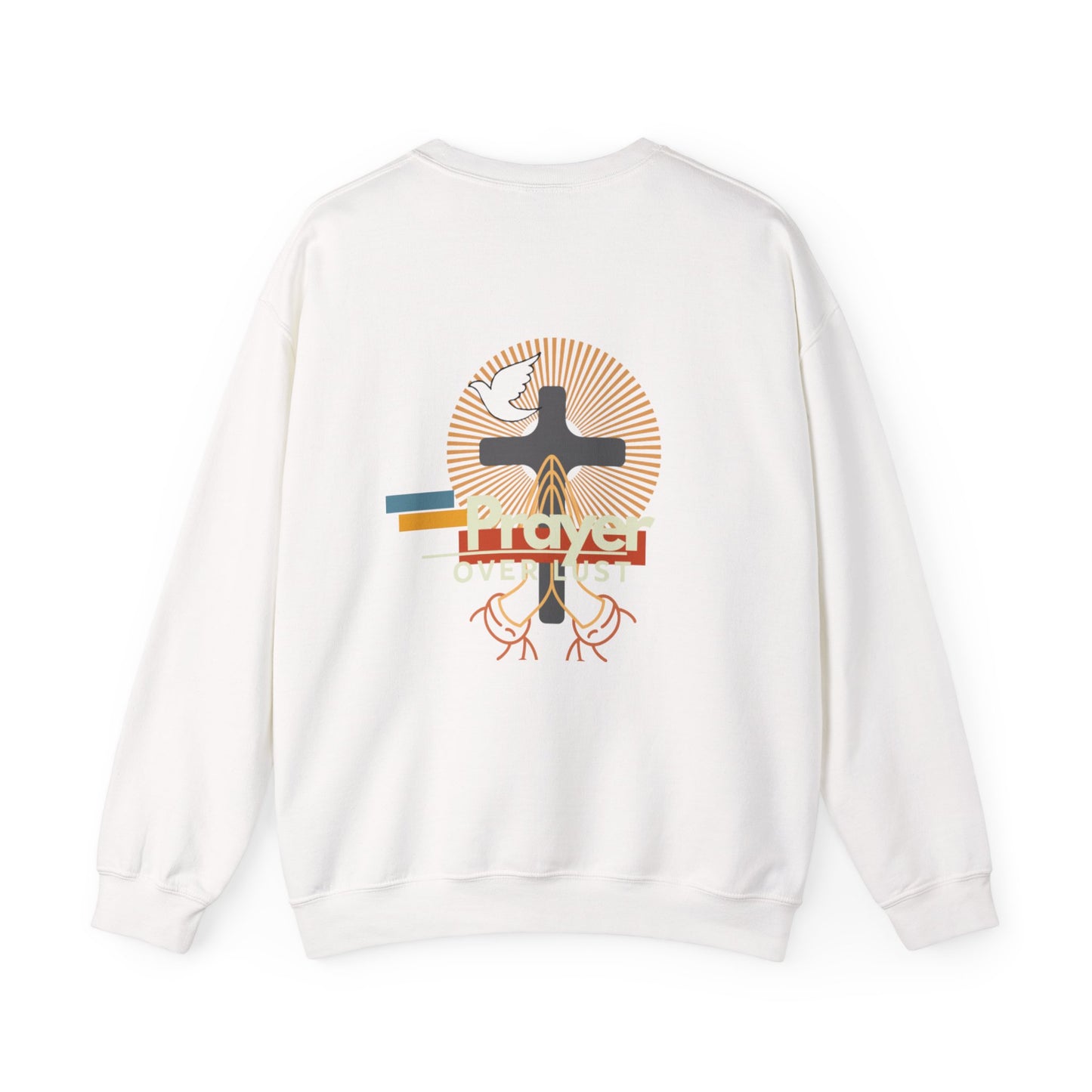 (#Prayer #Over #Lust)Unisex Heavy Blend Sweater - Artistic Motivation Sweatshirt