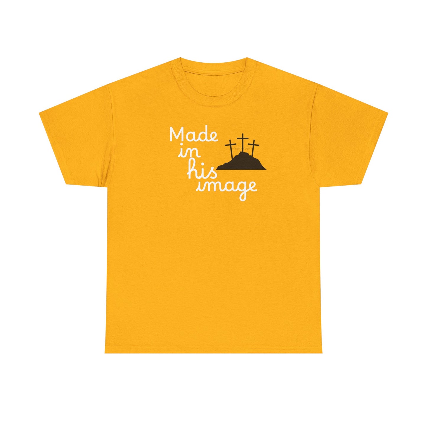 Made in His Image' Faith-Inspired Tee w mountains