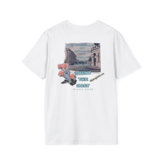 Count the cost-Romans 6:23 t-shirt