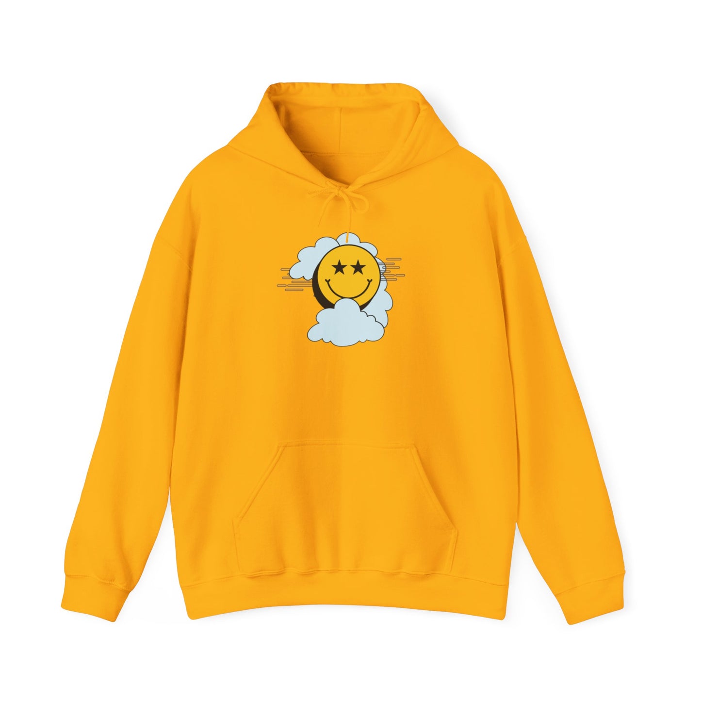 Smiley Face ‘No Limit’ Hoodie – Bold Back Print Unisex Sweatshirt