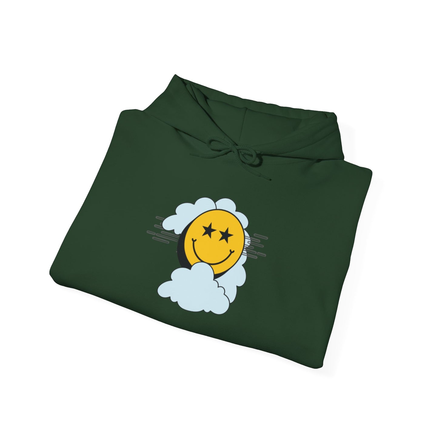 Smiley Face ‘No Limit’ Hoodie – Bold Back Print Unisex Sweatshirt