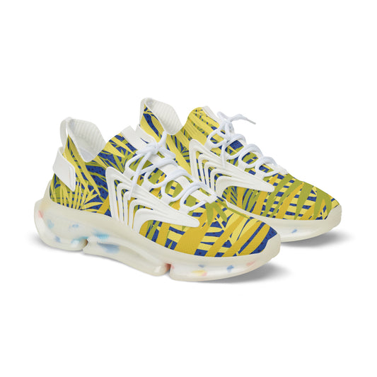 Vibrant Tropical Mesh Sneakers for Men - Perfect for Summer Adventures