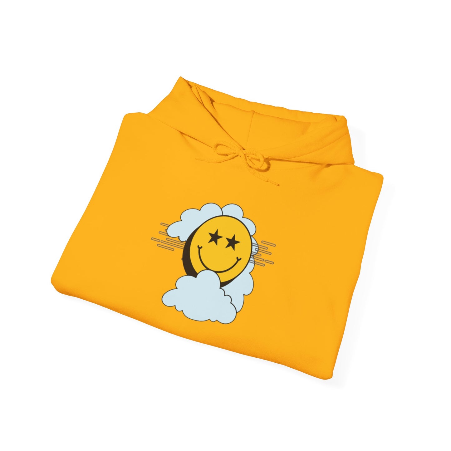 Smiley Face ‘No Limit’ Hoodie – Bold Back Print Unisex Sweatshirt