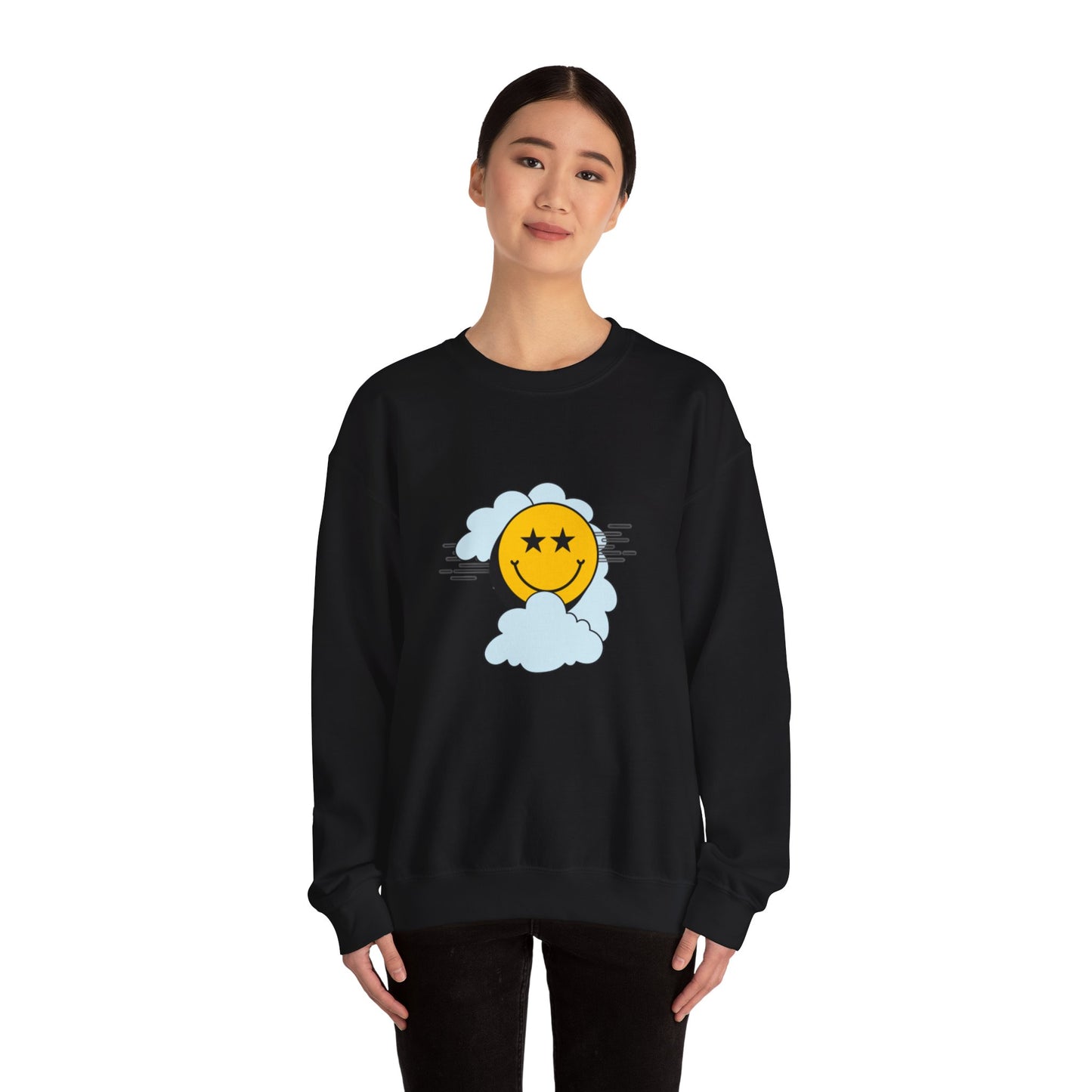 Smiley Face Sweatshirt - No Limit - Faith Based Apparel