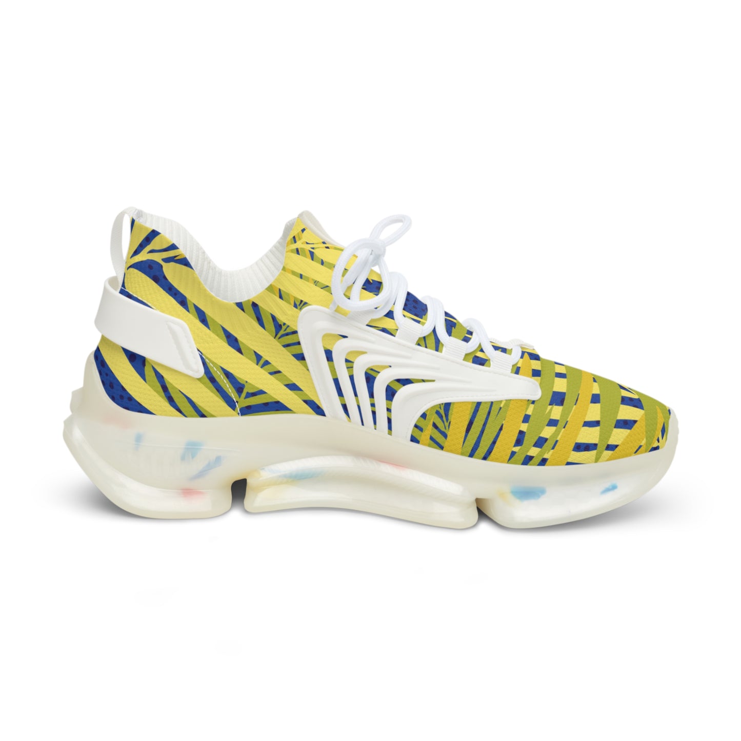 Vibrant Tropical Mesh Sneakers for Men - Perfect for Summer Adventures