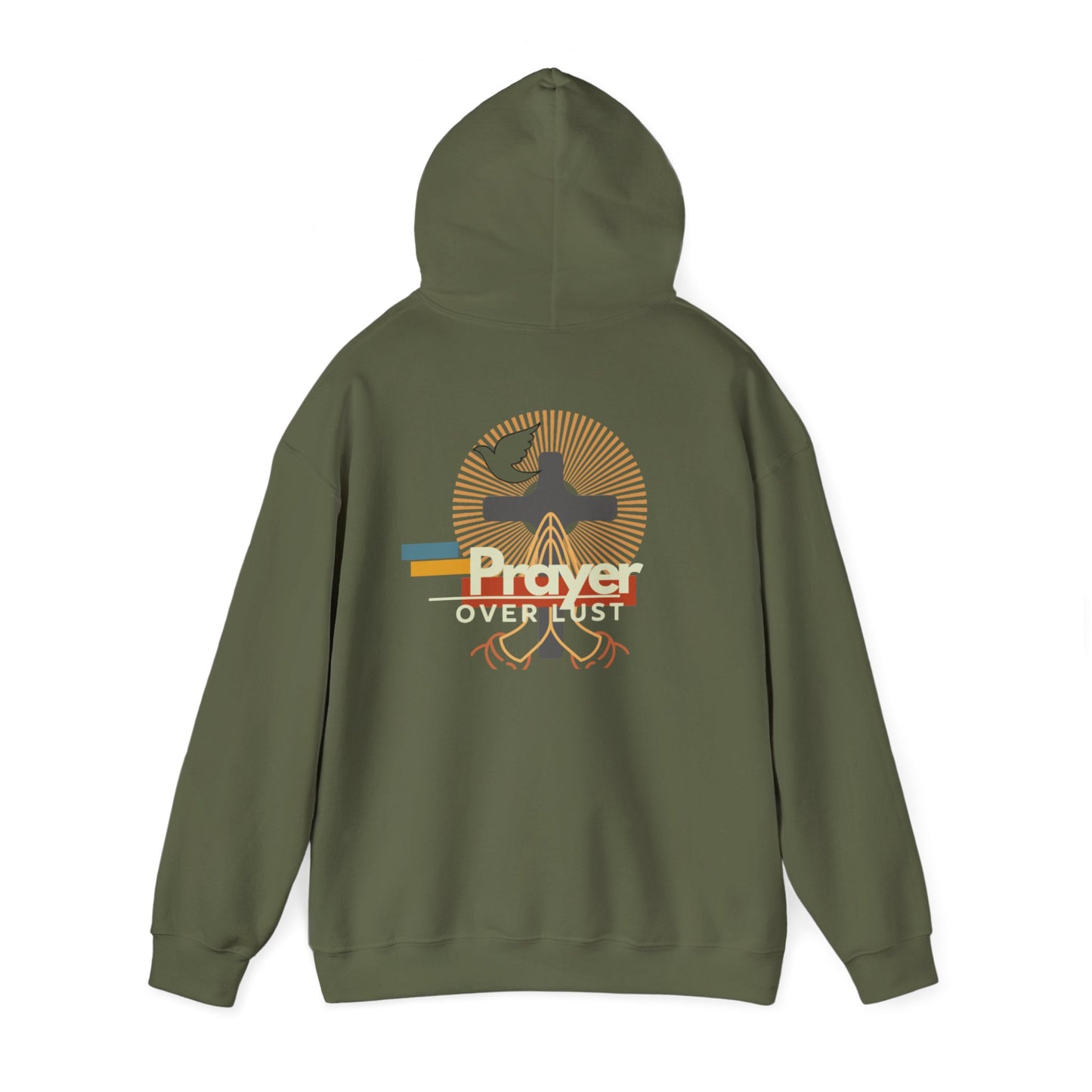 (#Prayer #Over #Lust)Unisex Heavy Blend Hoodie - Artistic Motivation Sweatshirt