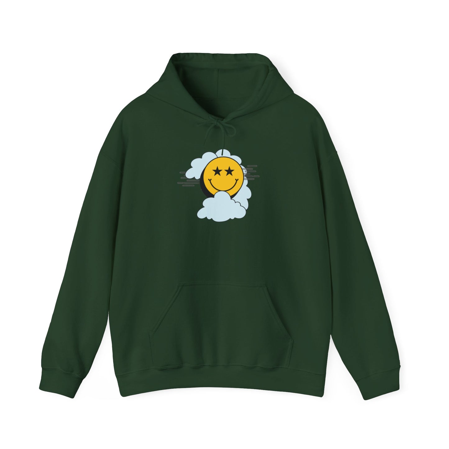 Smiley Face ‘No Limit’ Hoodie – Bold Back Print Unisex Sweatshirt