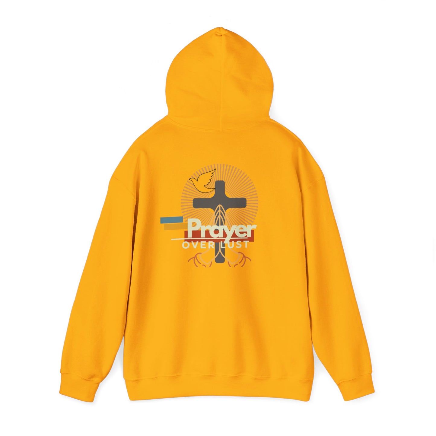 (#Prayer #Over #Lust)Unisex Heavy Blend Hoodie - Artistic Motivation Sweatshirt