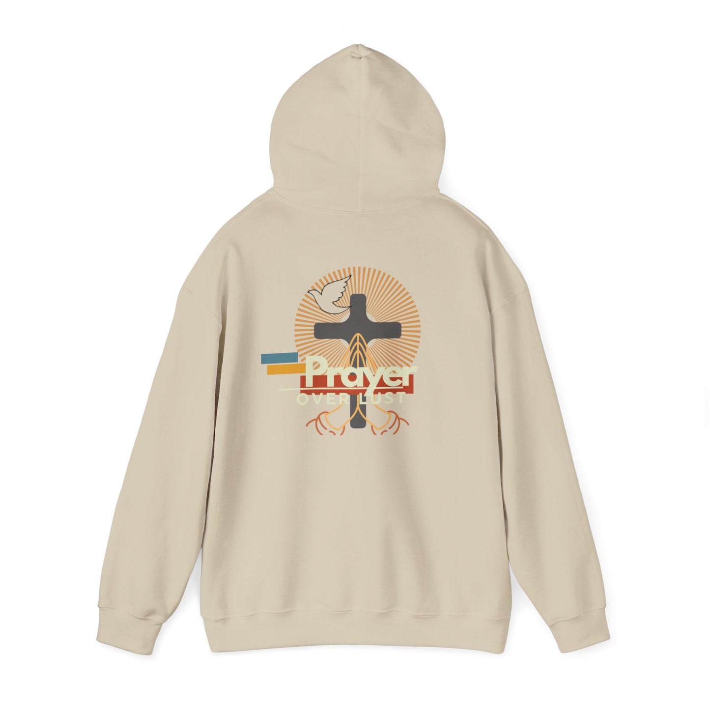 (#Prayer #Over #Lust)Unisex Heavy Blend Hoodie - Artistic Motivation Sweatshirt