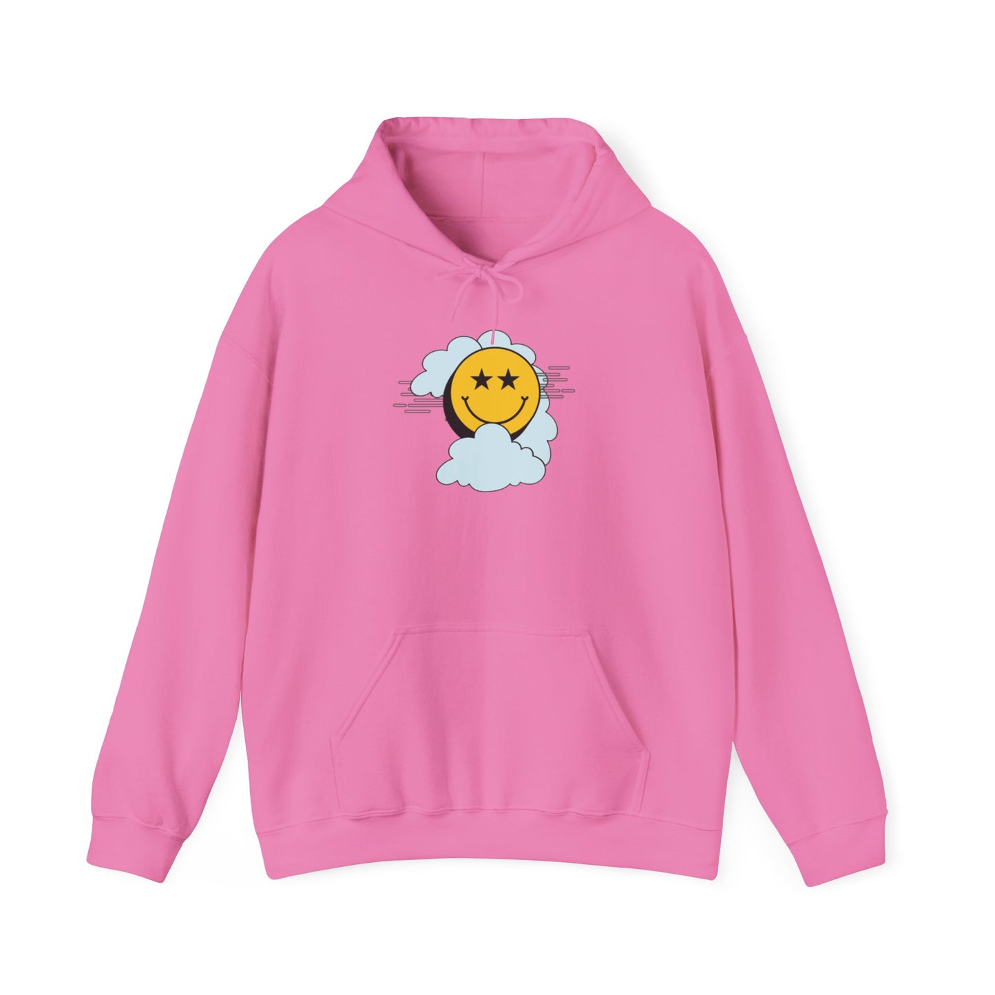 Smiley Face ‘No Limit’ Hoodie – Bold Back Print Unisex Sweatshirt