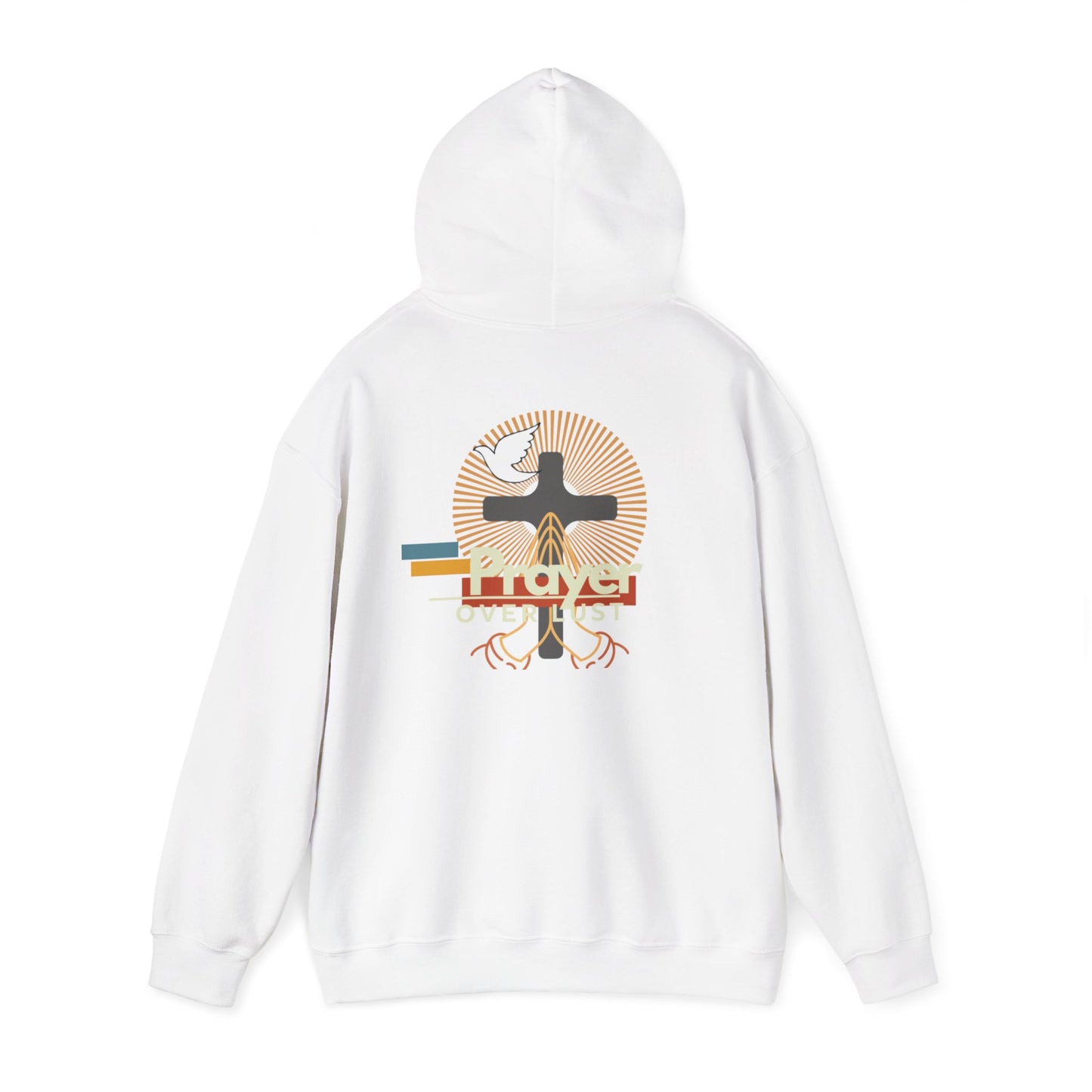 (#Prayer #Over #Lust)Unisex Heavy Blend Hoodie - Artistic Motivation Sweatshirt