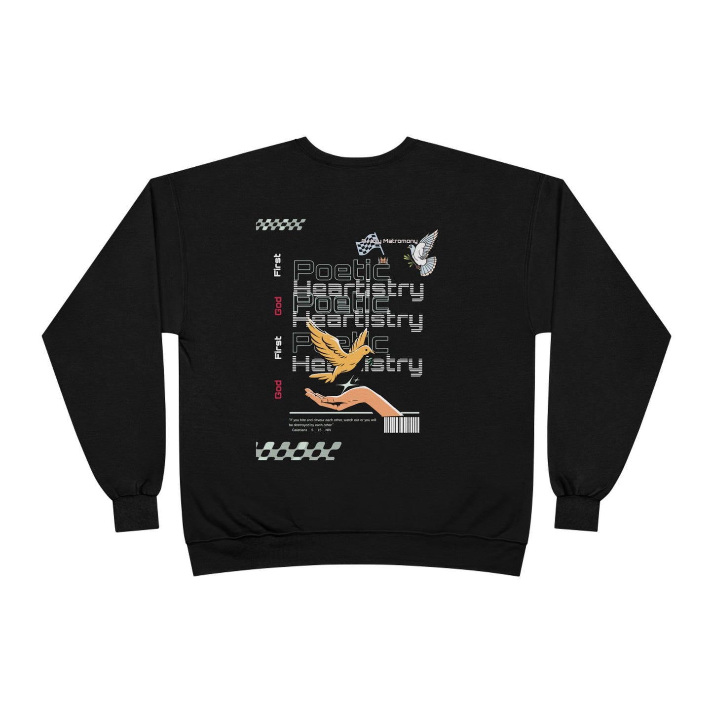 “Holy Matrimony” Unisex EcoSmart® Crewneck Sweatshirt