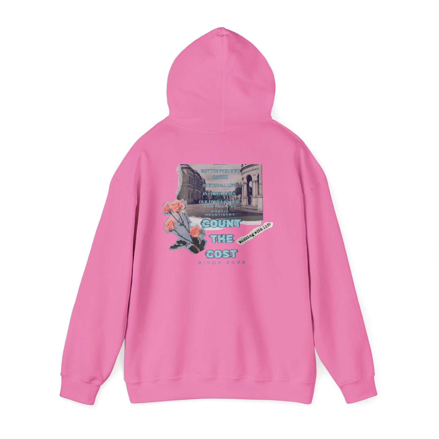 Count the cost-Romans 6:23 Streetwear Hoodie