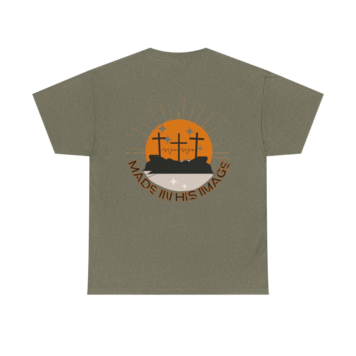 Made in His Image' Faith-Inspired Tee w mountains