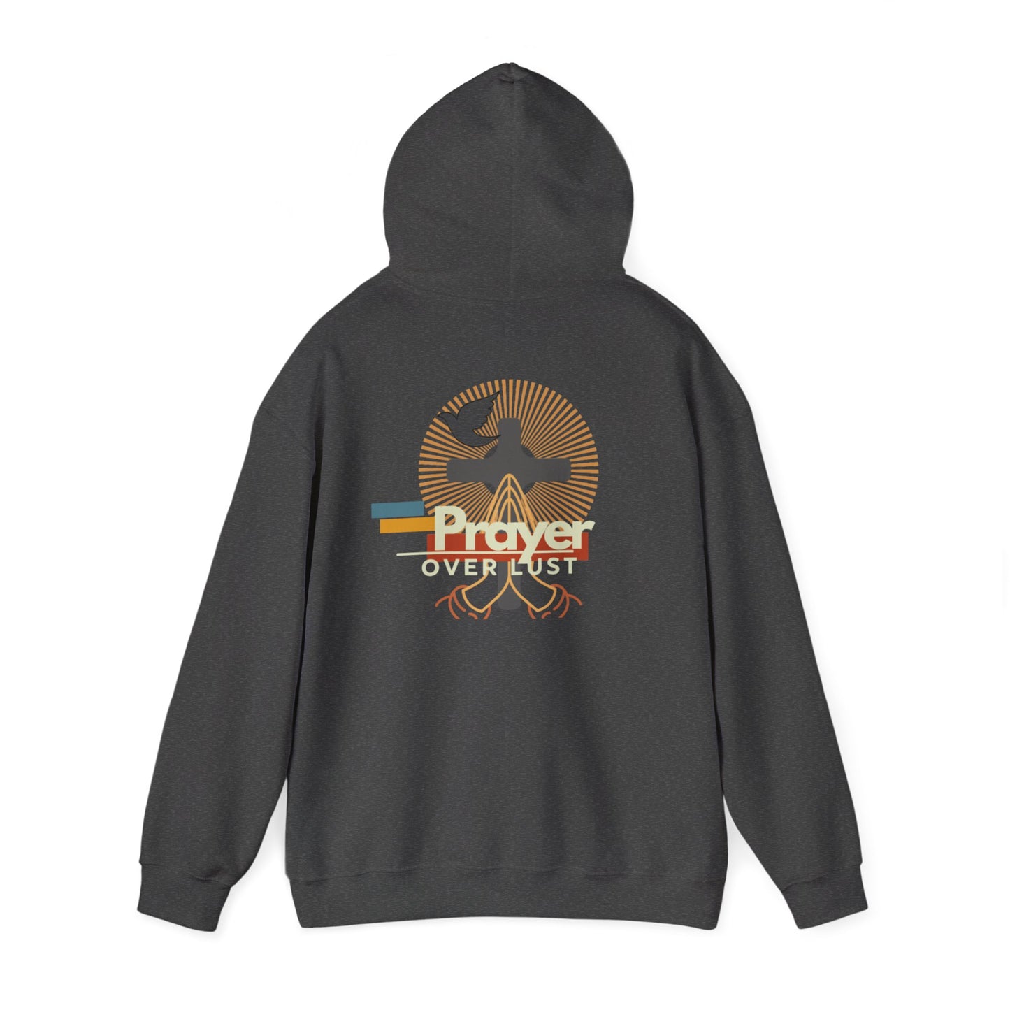 (#Prayer #Over #Lust)Unisex Heavy Blend Hoodie - Artistic Motivation Sweatshirt