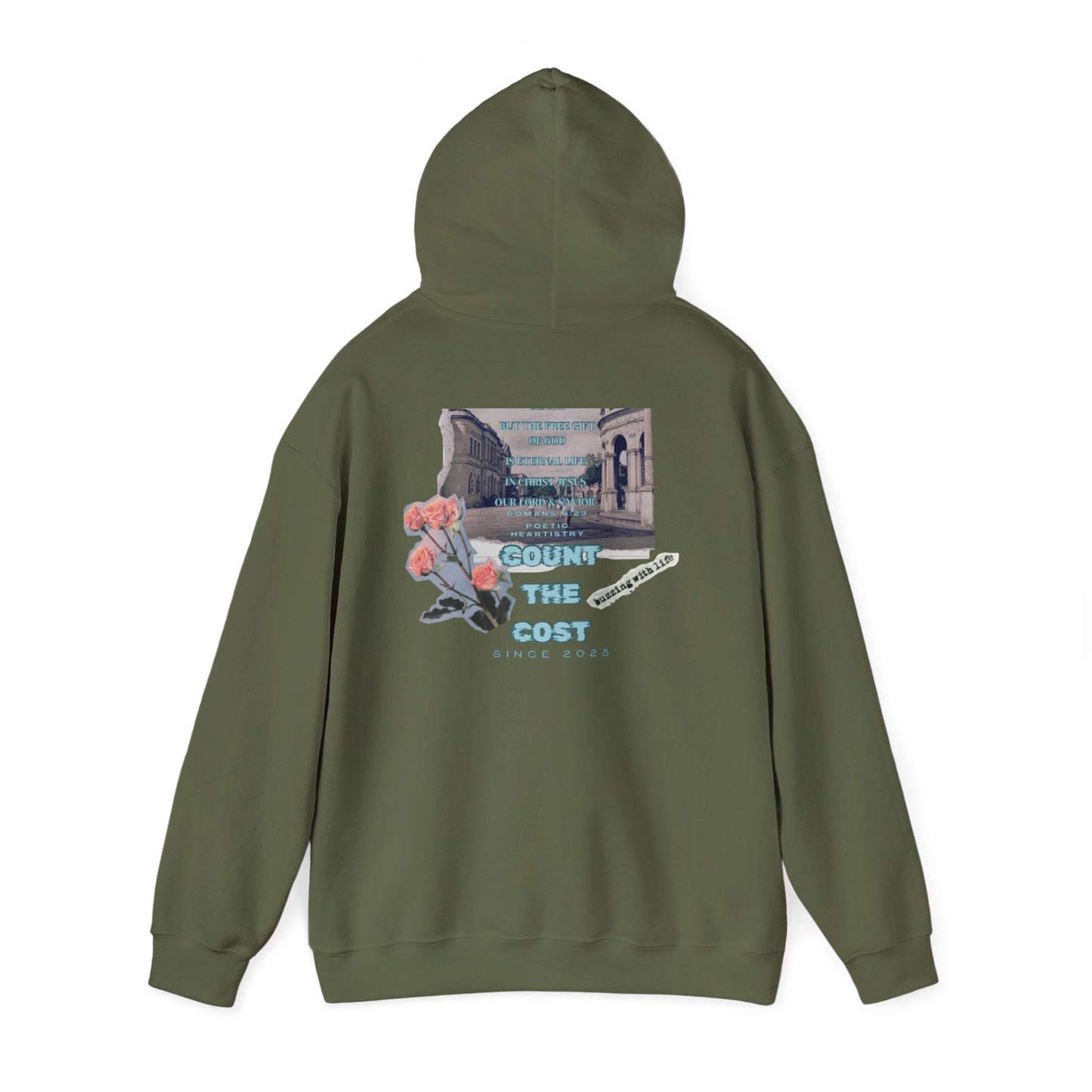 Count the cost-Romans 6:23 Streetwear Hoodie